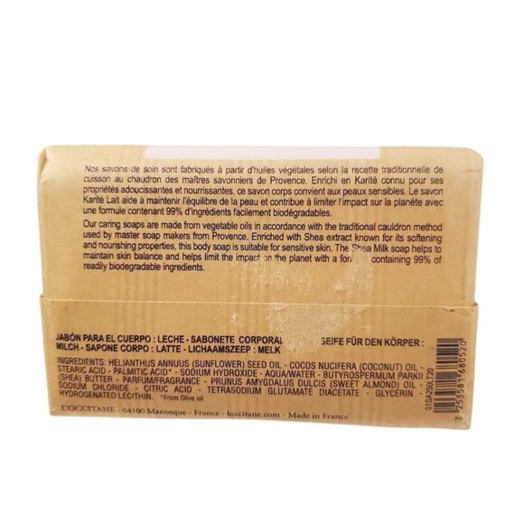 L’Occitane Extra Rich Soap 8.8 oz – Shea Milk for Sensitive Skin Made in France - Picture 2 of 5